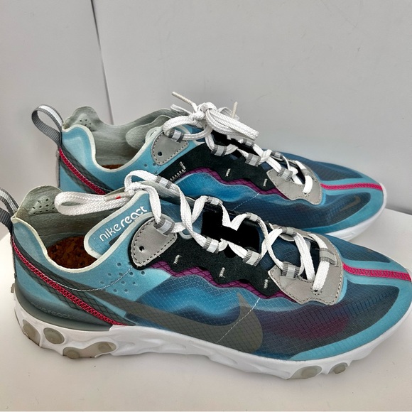 Nike React Element 87 Royal Tint Sneakers - Picture 5 of 10